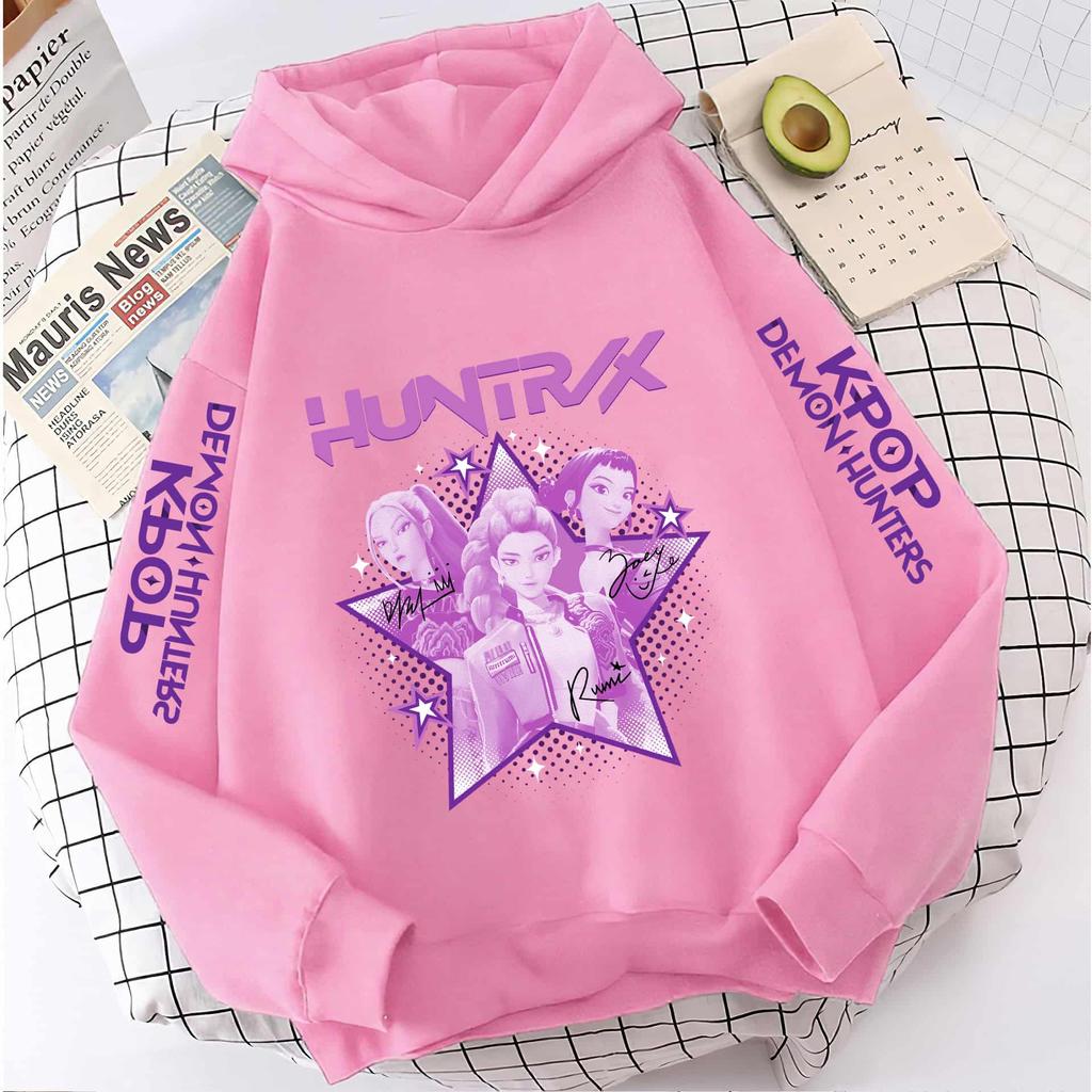 Hoodies Modische Cartoon-bedruckte Sweatshirts Pullover Niedliche langärmlige Mädchen-Cartoon-Hoodies Sportbekleidung