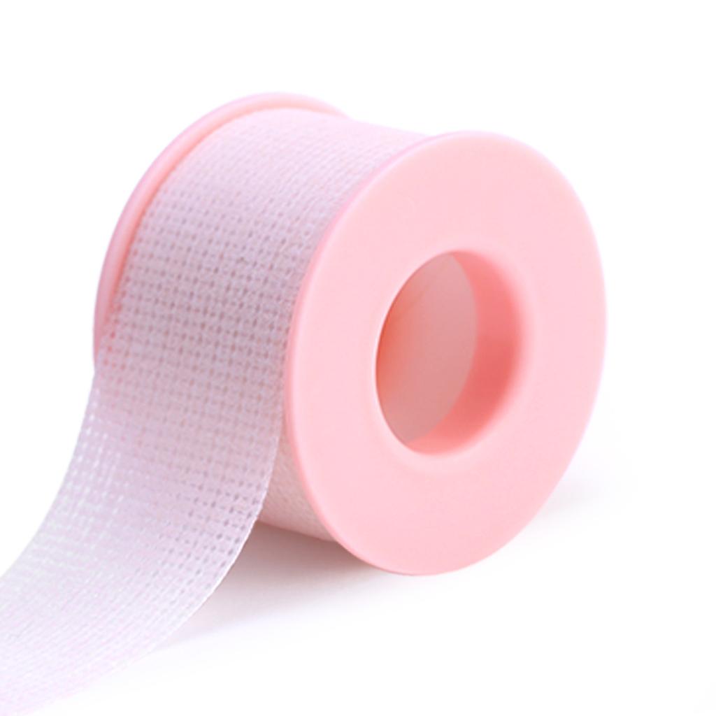 Pink breathable easy to tear Medical Tape eye Paper Under Patches Eyelash Extension Supply Eyelash Extension Tape