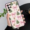 Coque de téléphone dessin animé esthétique de Noël pour Samsung A55 A16 A56 A36 A35 A15 A53 A54 A33 A34 A25 A05S A52 A52S A14 A24 A26 A71