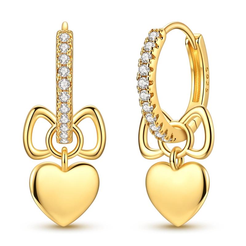 925 Sterling Silver Pendant Earrings for Women Wedding Jewelry Gift Sweet Cherry Butterfly Dragonfly Pony Drop Earrings Eardrop