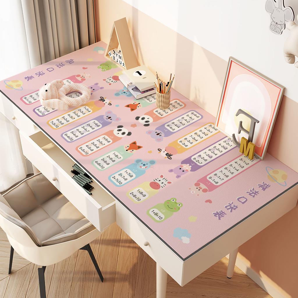 Table Mat Anti Slip High Value A Touch of Clean Cartoon Cute Girl Hearted Children's Study Table Mat
