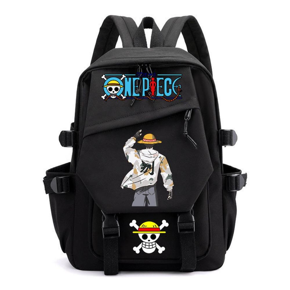 Anime ONE PIECE schoolbag children's backpack primary school bag male and female junior high school students college students campus backpack