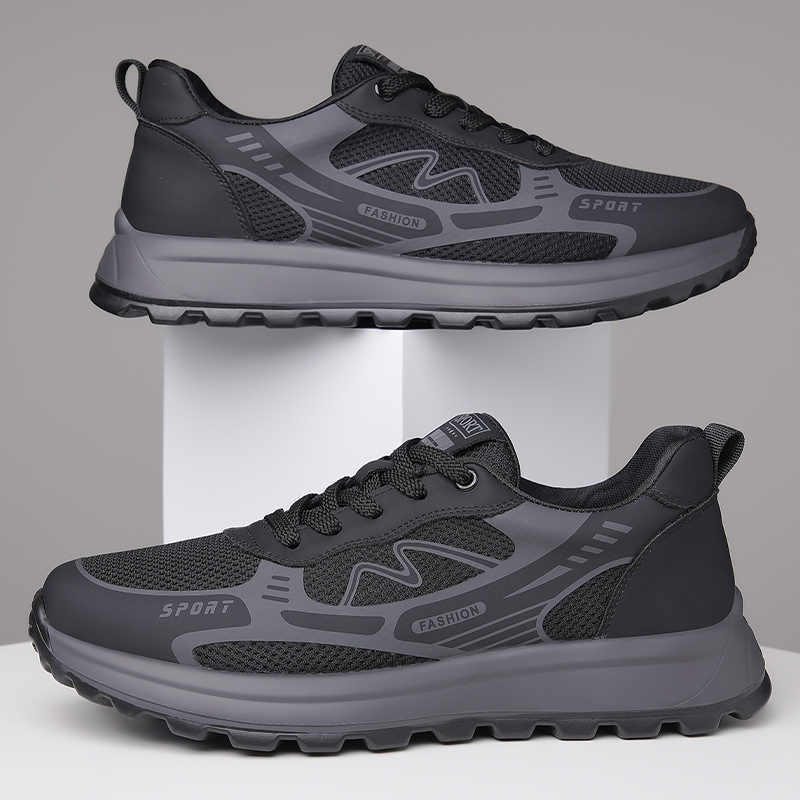 Fashion Laced Thick Heeled Wide Shoes Casual Man Trainers Fashionable Teenage Sneakers Sport Trend Shors Tenise Sports-et-leisure