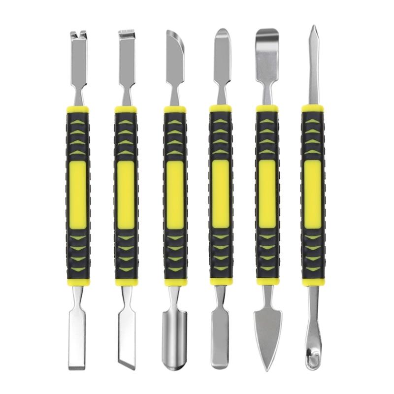 

Набор из 6 металлических ломов, инструмент для ремонта вскрытия планшетного компьютера, небольшой металлический лом, отлично подходит для вскрытия 1