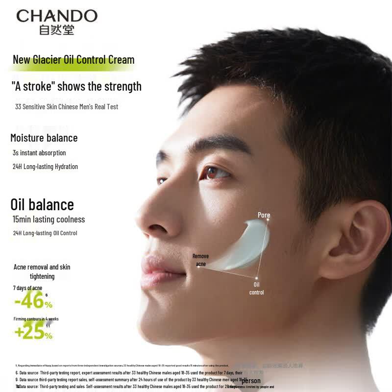 CHANDO Men s Glacier Oil Control Balancing Cream