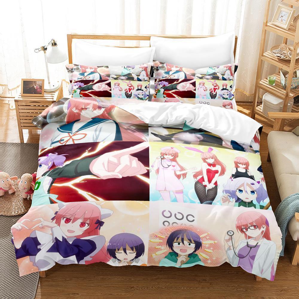 Anime TONIKAWA: Över Månen För Dig Sängkläder Set Enkel Twin Full Queen King Size Sängset Vuxen Barn Sovrum Påslakanset