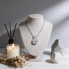 European-American Light Luxury Moissanite Pendant Four-Claw Collarbone Necklace
