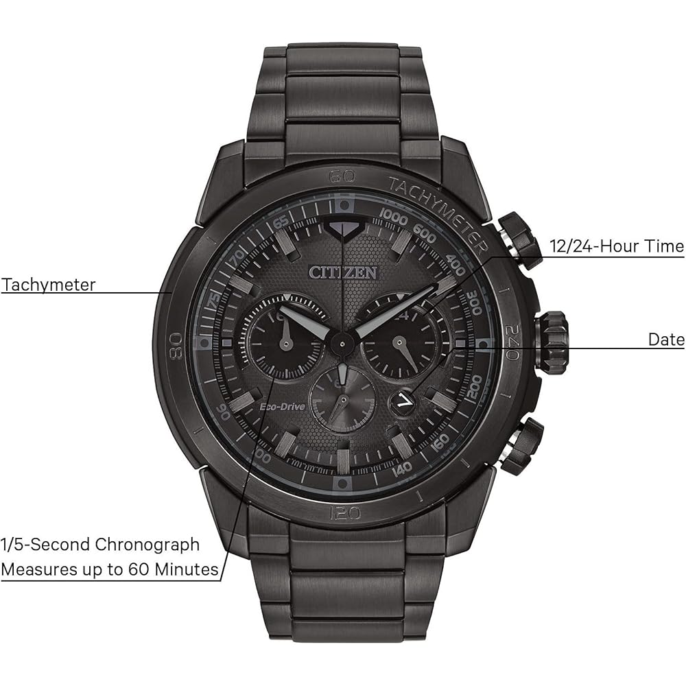Citizen Ecosphere Black CA4184-81E Men's Watch with Date Function and Water Resistance