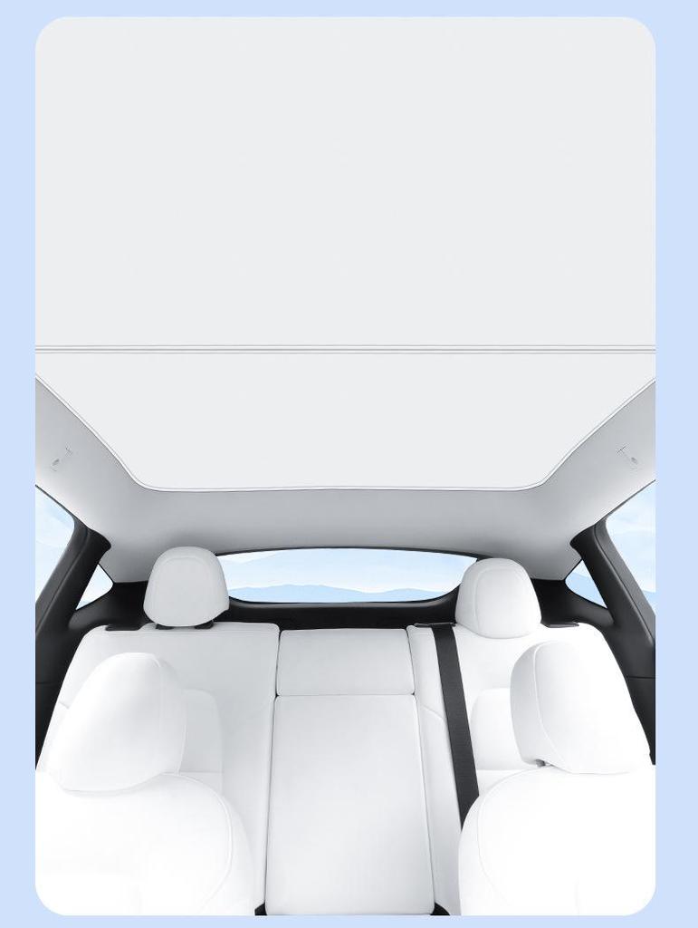 Tesla Model Y Sunroof Sunshade: Light-Blocking Curtain for Refresh 3