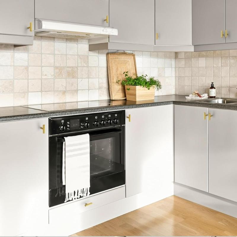 Pack of 10 Gold T Shaped Drawer Pulls Single Hole Sturdy Zinc Alloy Cabinets Handles for Home Decoration Daily Use