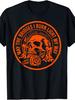 May The Bridges I Burn Light My Way Skull Gothic Quote Art T-Shirt Graphic Short Sleeve Men's T-shirts for Summer Unisex
