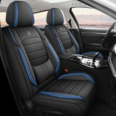 Univerzální potah na 1 sedadlo do auta PU kůže Potahy sedadel Plný potah Vodotěsný pro auto Sedan SUV Nákladní auto Ochrana potahu předního sedadla