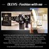 OLEVS New Top Men's Watch Hollow Fully Automatic Mechanical Watch Square Men's High -end Watches