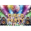 80er 90er Kulisse Partydekorationen Retro Hängendes Banner Zurück in die 80er 90er Hip Hop Graffiti Wand Fotokulisse Foto