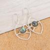 Labradorite Gemstone 925 Sterling Silver Jewelry Handmade Women Earrings 2.00" EE-52-26