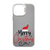 Tide brand Christmas hat is suitable for Apple 16 mobile phone case, colored silver iPhone13PRO Tide 15 anti-drop 14/xsmax