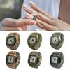 Punk Finger Ring Watch Elastic Wear-resistant Unisex Finger Watch For Anniversary Mini Size Gift For Student Birthdays Christma