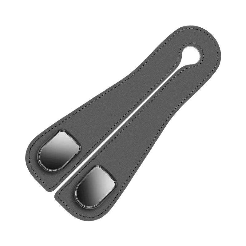 1pcs New car seat back double hook suede multifunctional car rear seat phone holder hook Accessories