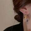 Glass Earrings Spherical Shape Featuring Bubble Decoration for Her Any Occasion