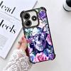 Floral Skull Flower Skeleton Plating Phone Case For Xiaomi Redmi Note 14 15 Pro Plus 13 12 11 11S 11T 10 9S 9 5G Anti-Fall Airab
