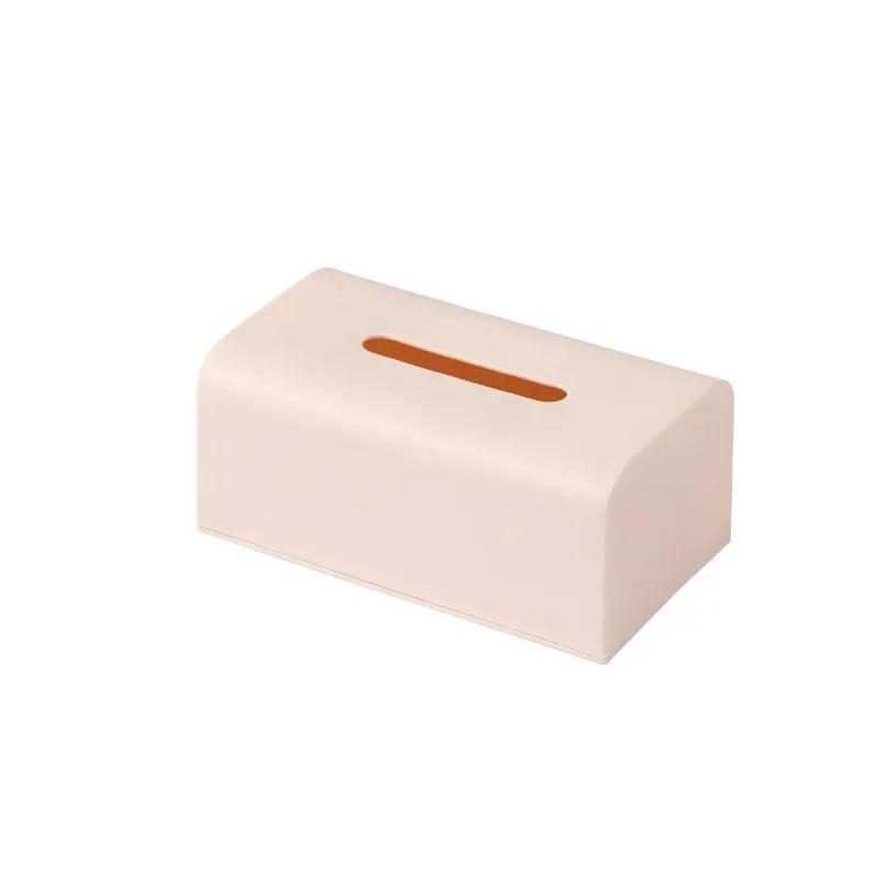 Tissue Box Cover Toilet Paper Box Solid Napkin Holder Case Simple Stylish Tissue Paper Dispenser Home CarOrganizer