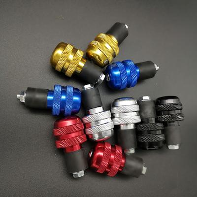 2Pcs 7/8" 22mm Motocicleta Alumínio Guidão Engrenagem Balanceada Plug Slider Guidão Barra de Extremidade Pesos Grips Cap Para Honda Suzuki