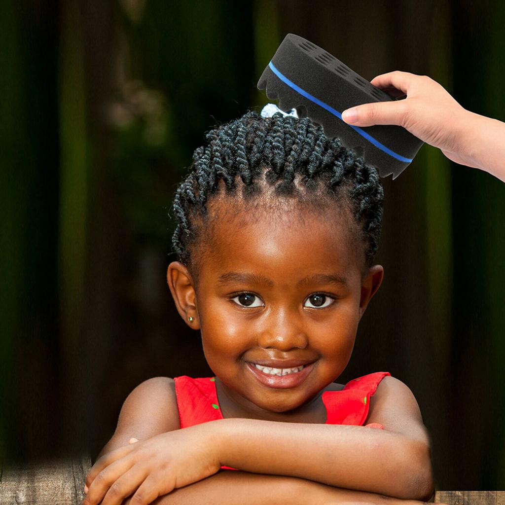 Wave Barber Hair Brush Sponge Tool Dreads Afro Locs Twist Curls Coil Braids