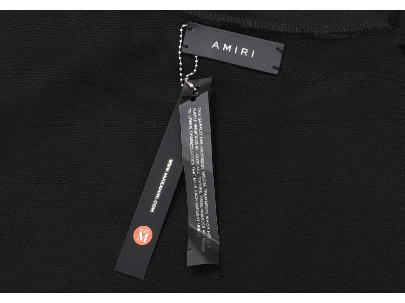 Amiri Leopard Farbverlauf Logo Engel Hoodie & Hose Set