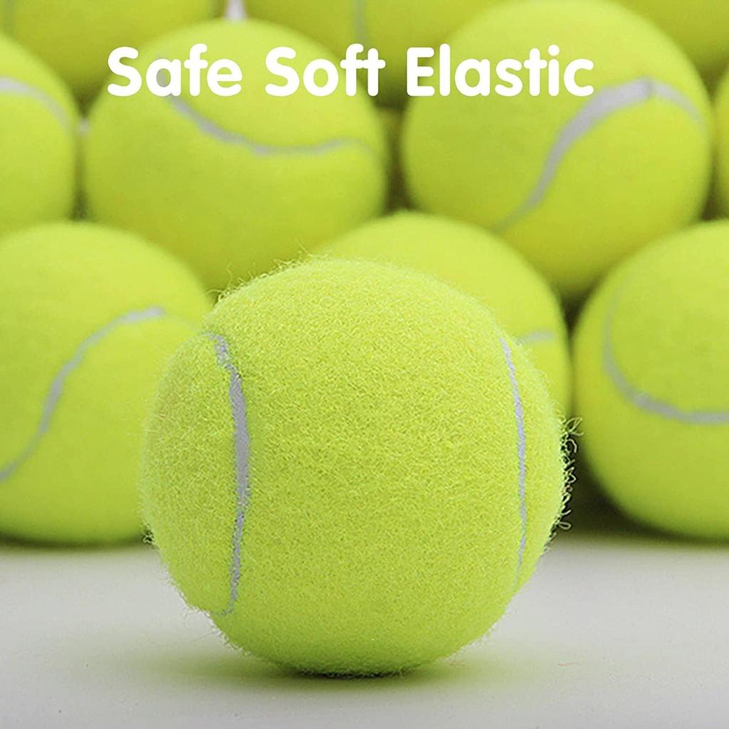 SOCO 16 Pack Small Tennis Balls for Pet Playing Fecth, 2 Inch Dog Training Tennis Balls for Mini Size Dogs, Interactive Dog Playing Balls Fits All 2