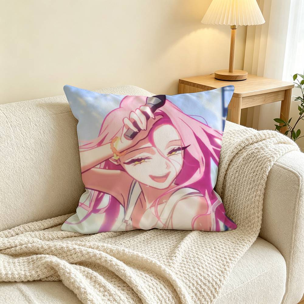 Alien Stages Mizi Square Double-Sided printed Pillow Case Bedroom Bedside Pillow Sofa Cushion Cover