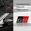 1 Pièce 3D Aluminium Sport GR Sport Badge Autocollant de Voiture Logo Étiquetage Emblème Autocollant Décor Pour RAV4 Avensis Prado Prius Accessoire Auto