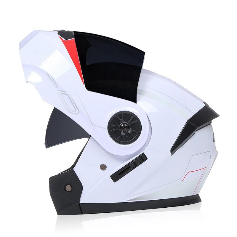 BLD Factory-direct Electric Motorcycle Helmets With Dual Lenses Removable Detachable Cycling Men Women