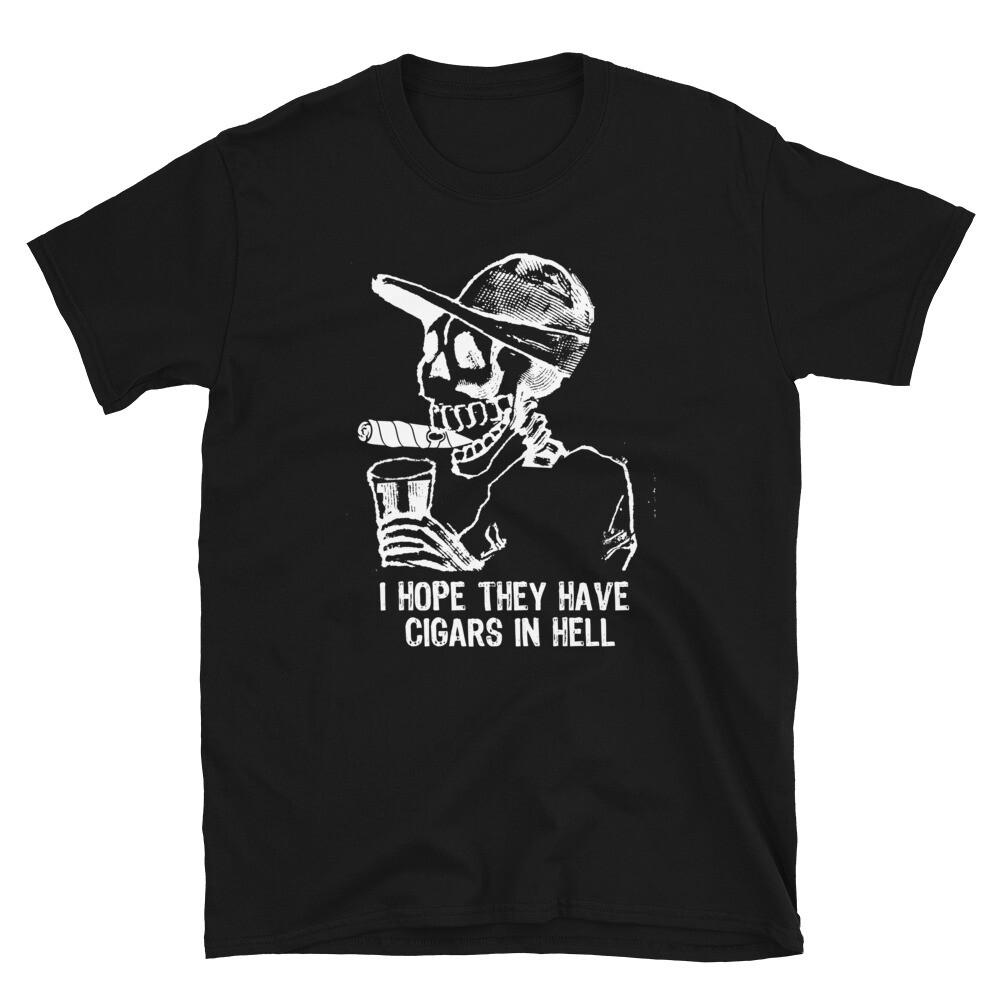Funny Cigar Accessories Gift Set Cigar Lover Smokers Party TShirt Unisex T-Shirt XXL
