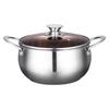Lilang Stainless Steel Double Handle Soup Pot