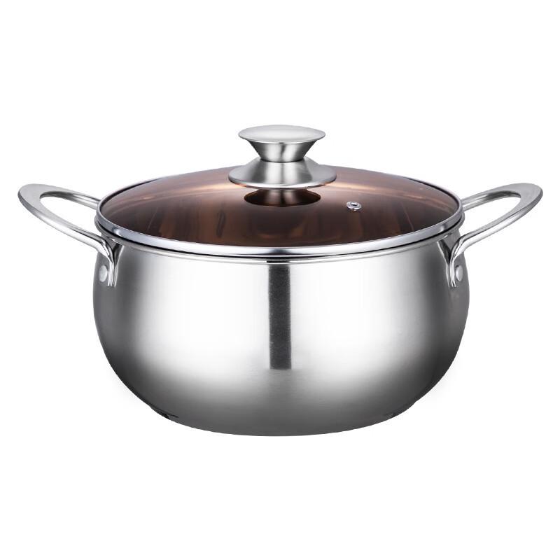 Lilang 304 Stainless Steel Double-Handle Thickened Soup Pot