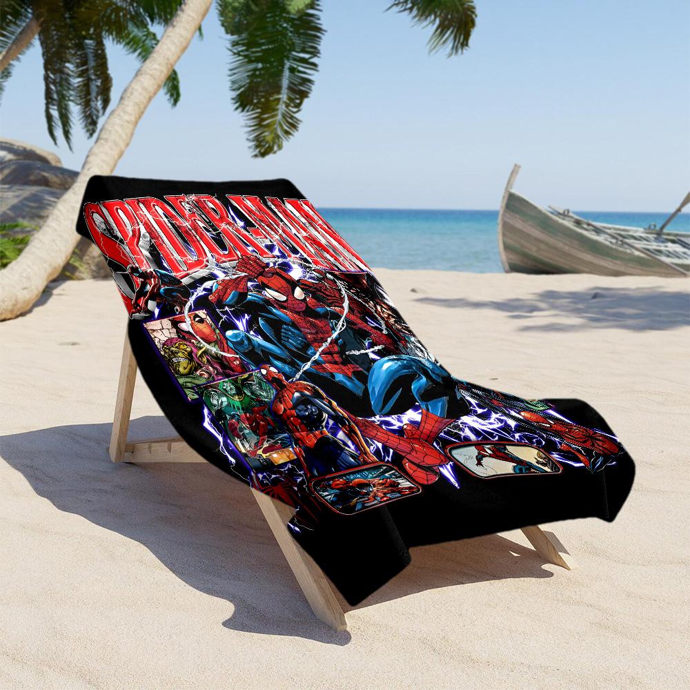 Spider-man cozy beach towel Foldable swimming & surfing Vibrant Pattern Birthday/Christmas Gift