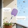 3 In 1 Electric Mosquito Swatter Mosquito Killer Lamp Killer Insect Killer 3000V Type-C Rechargeable Mosquito Killer Fly Killer
