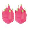 1/2Pcs Simulation Dragon Fruit Squeeze Toy Stress Relief Dragonfruit Squeeze Toy Decompression Fruit Shape Sensory Fidget Toy