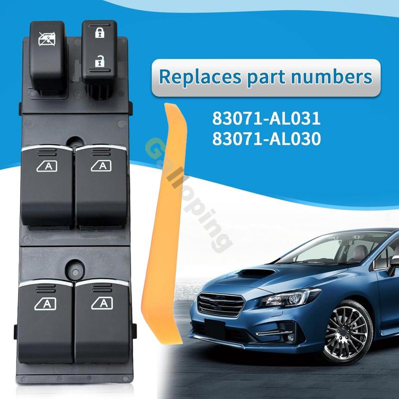 

Power Window Master Control Switch Button for Subaru Outback Legacy 2015- Front Left Driver Side 3+16 P + Free Pry Tool