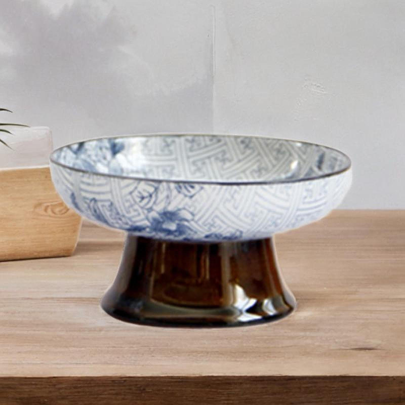 

Керамический поднос для закусок Сине-белая керамика Конфетная тарелка Чайник Кольцо Блюдо Flower Branch