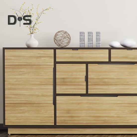 Finger Pull Cabinet Handle Rustproof Polished Surface Rounded Edge Finger Cabinet Pull Concealed Handle