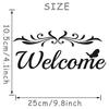 Welcome Wall Decal Home Door DIY Removable PVC Sticker Art Entryway Mural Decor Christmas Decor