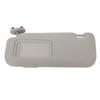 Sun Visor Fabric Grey Sun Shielding Visor Mirror with Makeup Mirror Replacement for Toyota Corolla 2007 To 2013 Left