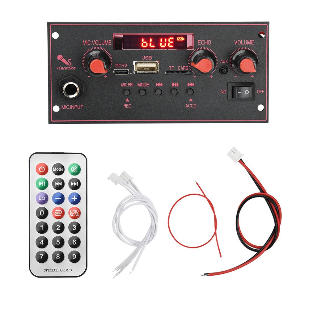 Car Audio MP3 WMA TF FM Radio Module Wireless Bluetooth 2*10W 5V MP3 WMA Decoder Board MP3 Player with Remote Control