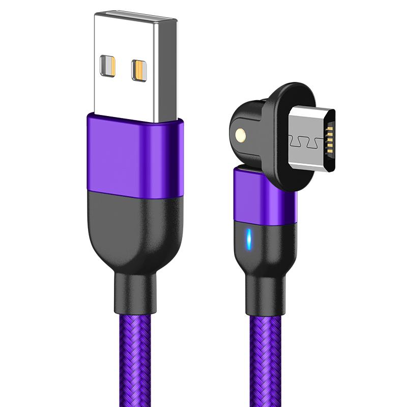 2024 Patent Private Model 0.5M 1M 2M 180 Degree Rotation Fast Charging Micro C Computer Compatible Pure Copper Conductor Data