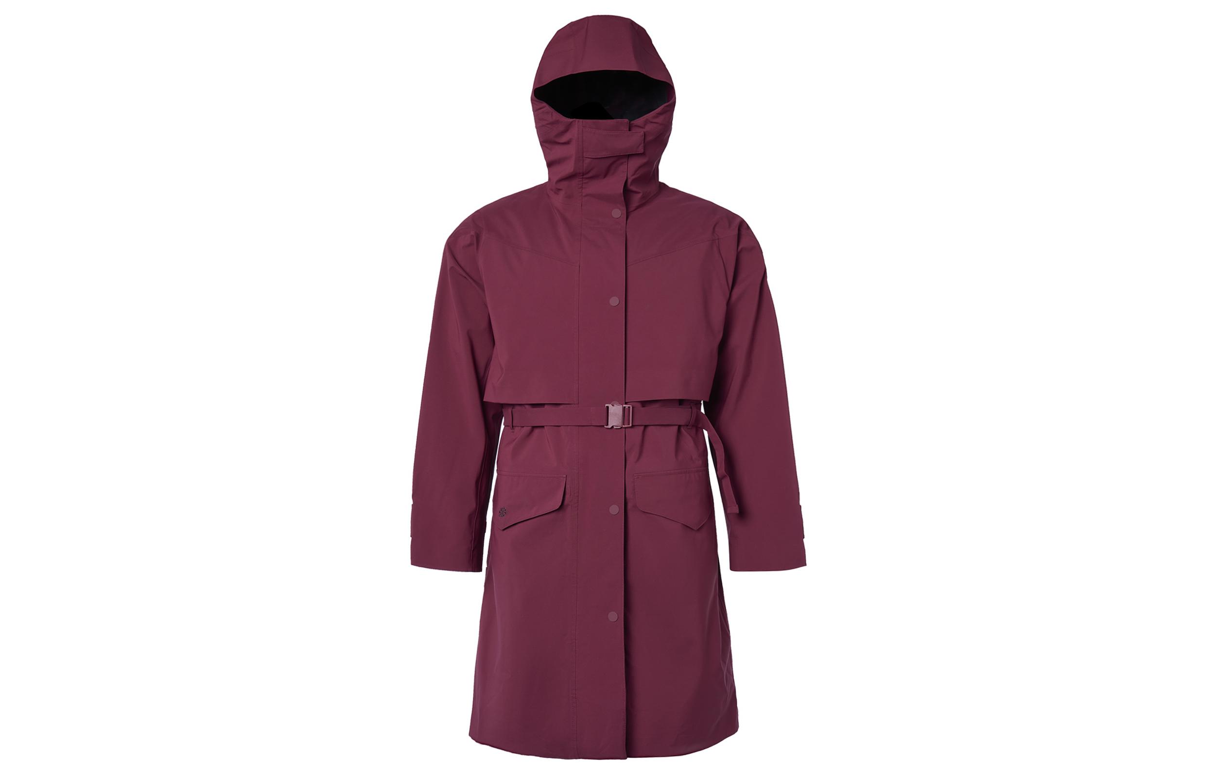 

Nike Coats Women s Red Hooded Moderate Straight Fit DQ7003-638 XL