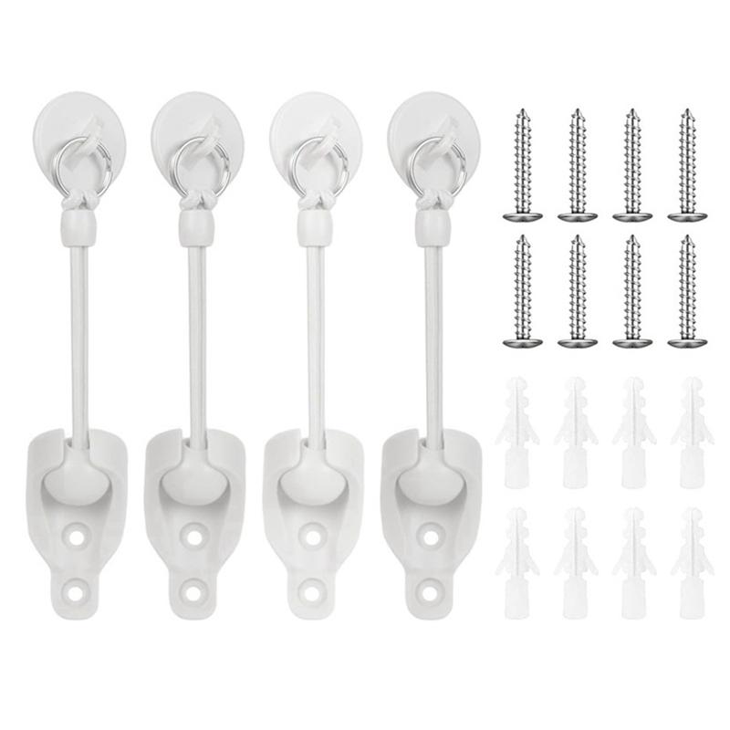 Outdoor Windproof Window Curtain Roller Blind Replacement Parts Drum-Type Hardware Bungee Kit And End Cap Shade Tie Down