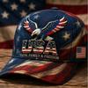 New Men's Outdoor Fashion D Printed Cap One-hand Baseball Cap Eagle
