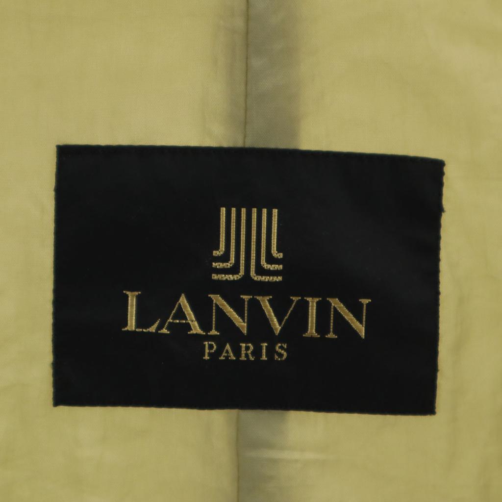 LANVIN 90s Old Packable Stainless collar coat Olive Spring Travel Men's Used