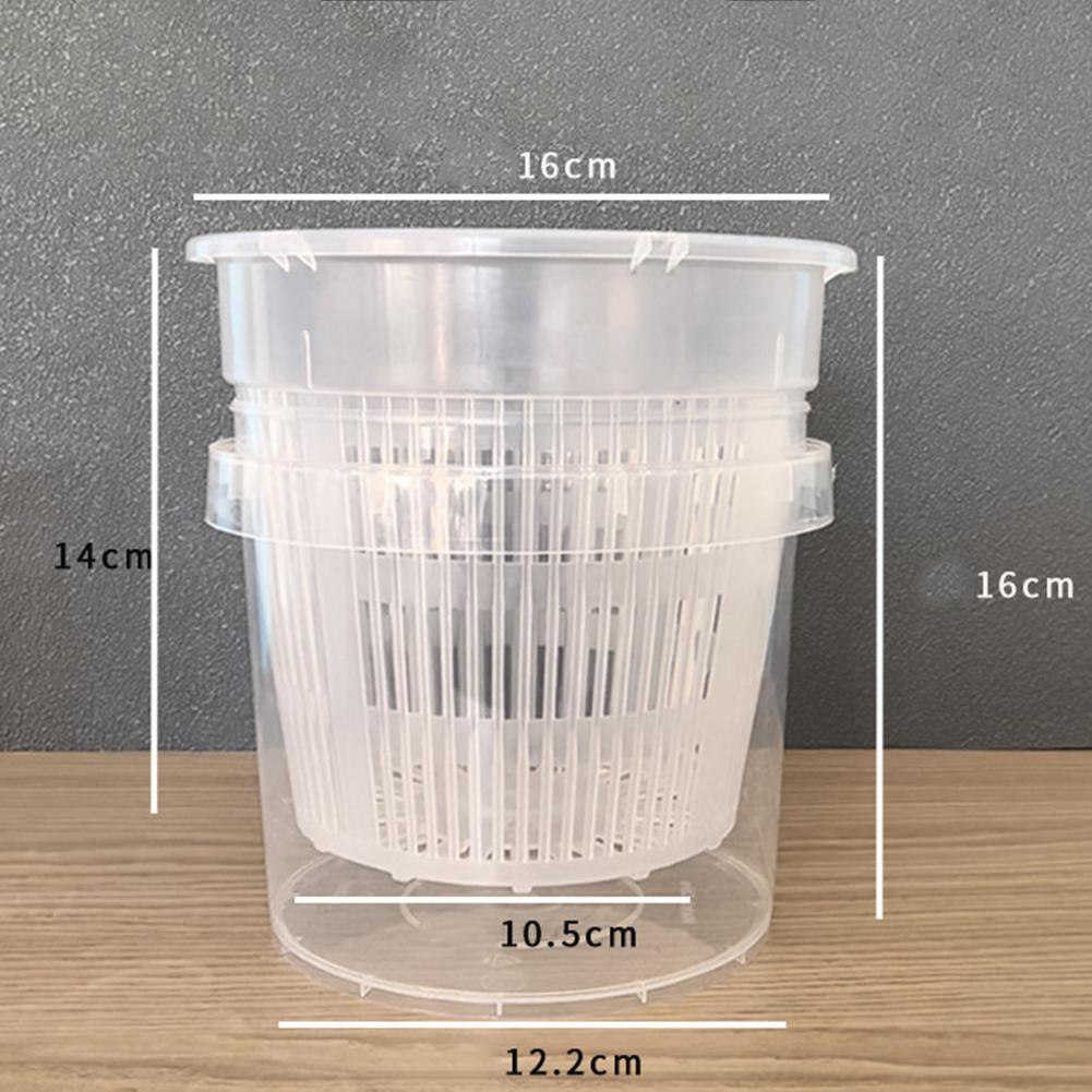 Automatic Watering Planters Phalaenopsis Orchid Pots Home Or Office Decor Two Styles Available Water Storage System 11CM